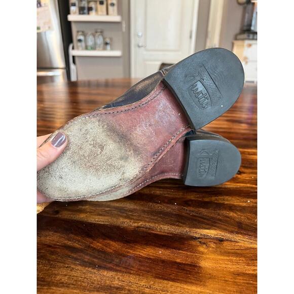 Vintage Justin Cowboy Boots, Women's Size 4.5, Blue Leather, L3744, Cowgirl - Picture 9 of 12